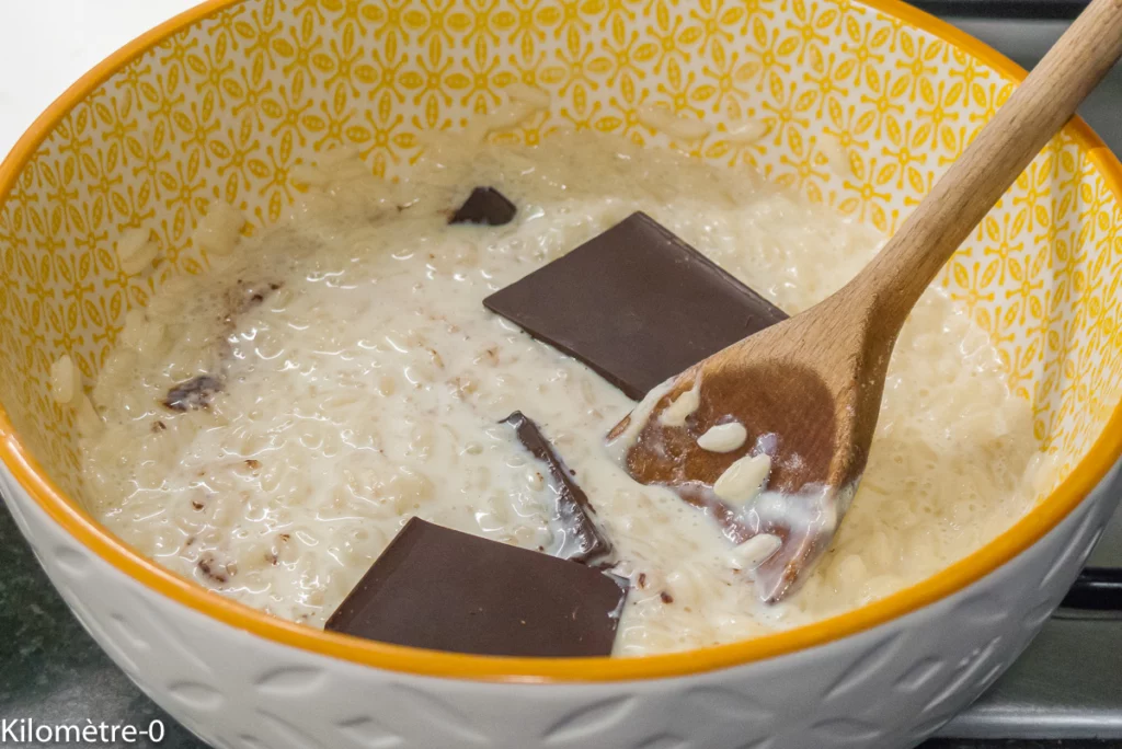 Gâteau de riz au chocolat - Étape 2