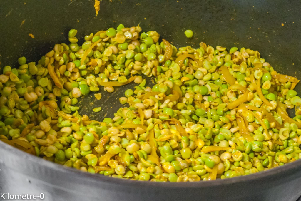 Dahl de pois cassés aux épinards - Étape 3