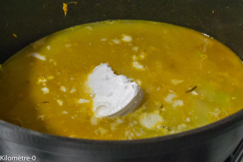 Dahl de pois cassés aux épinards - Étape 4