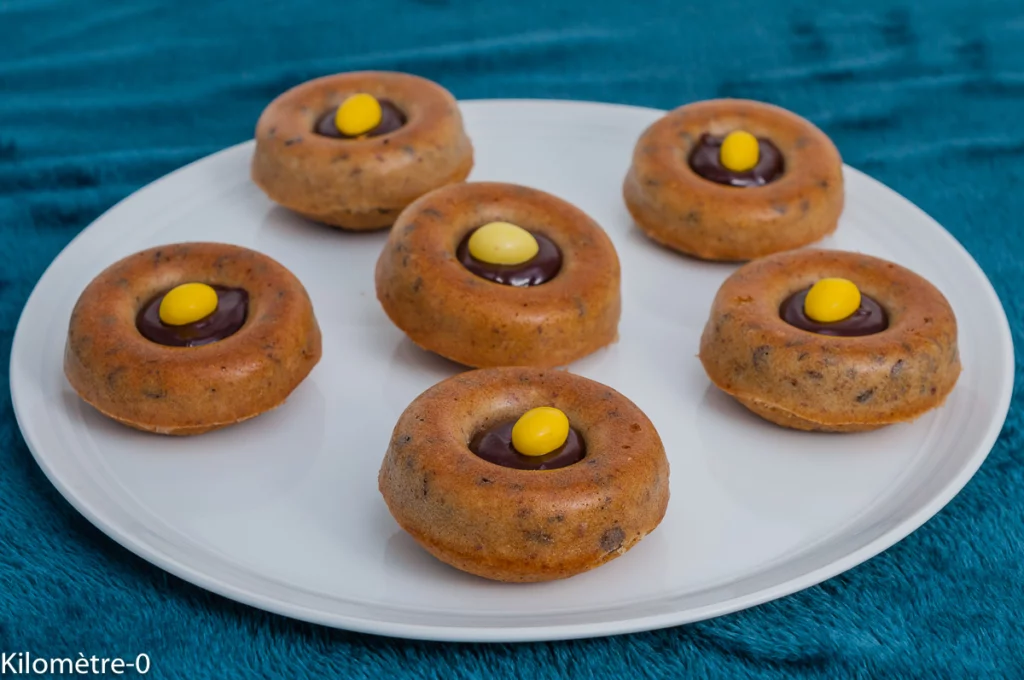 Financiers aux pépites au chocolat et ganache (tigrés de Cyril Lignac) - Étape 8