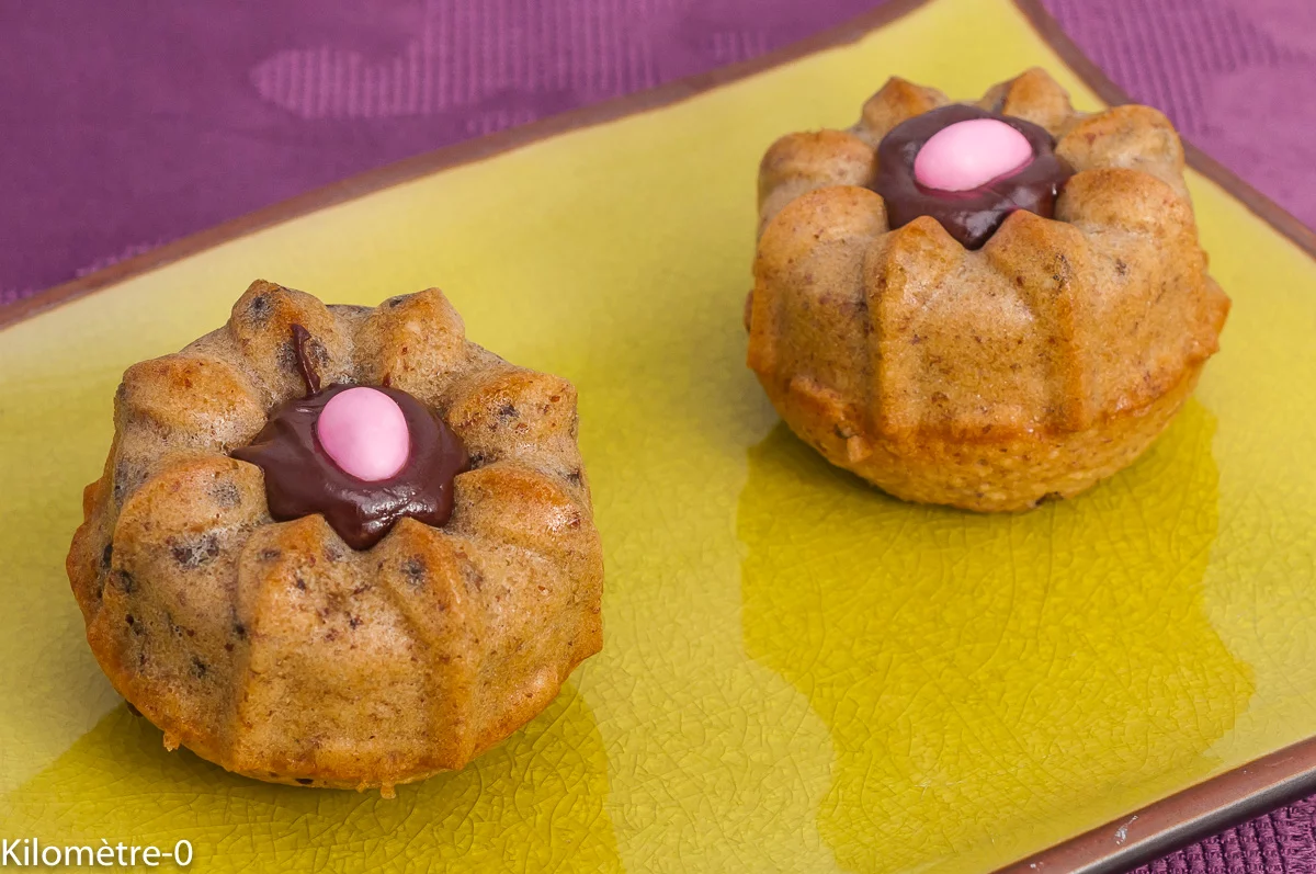 Photo de recette de financiers, gourmand, pépites au chocolat, chocolat, ganache, tigrés, Cyril Lignac, facile, rapide, healthy, blancs d'oeufs, blanc d'oeuf, Pâques, petits gâteaux, biscuits, Kilomètre-0, blog de cuisine réalisée à partir de produits de saison et issus de circuits courts