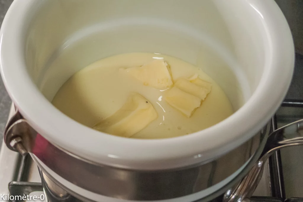 Fudge au chocolat spécial Pâques - Étape 1