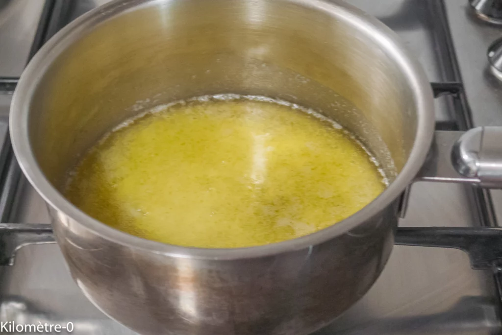 Financiers aux pépites au chocolat et ganache (tigrés de Cyril Lignac) - Étape 2