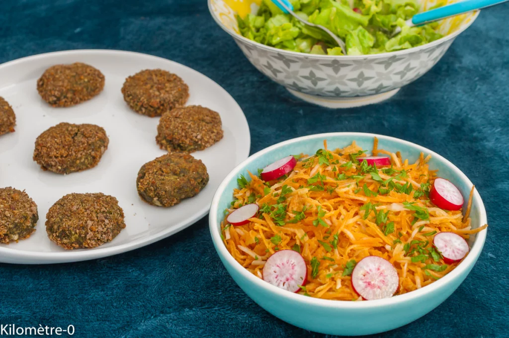 Salade de crudités (carottes et navets nouveaux) - Étape 5