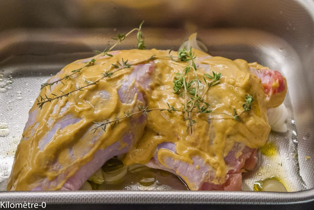 Cuisse de dinde cuite à basse température aux pommes de terre nouvelles - Étape 1