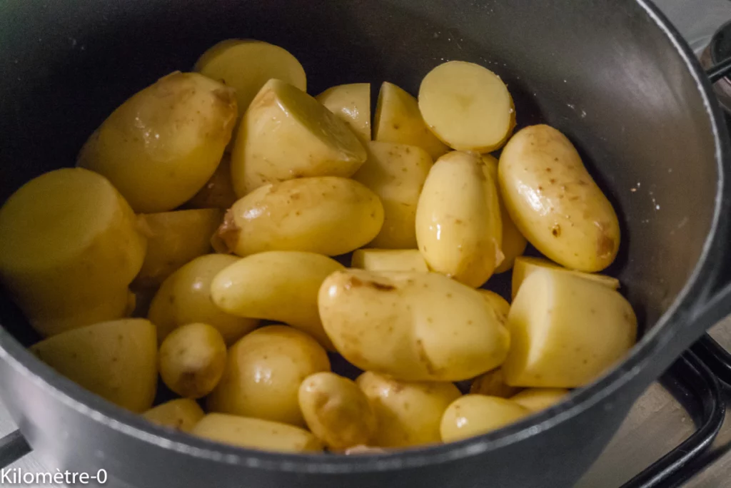 Cuisse de dinde cuite à basse température aux pommes de terre nouvelles - Étape 3
