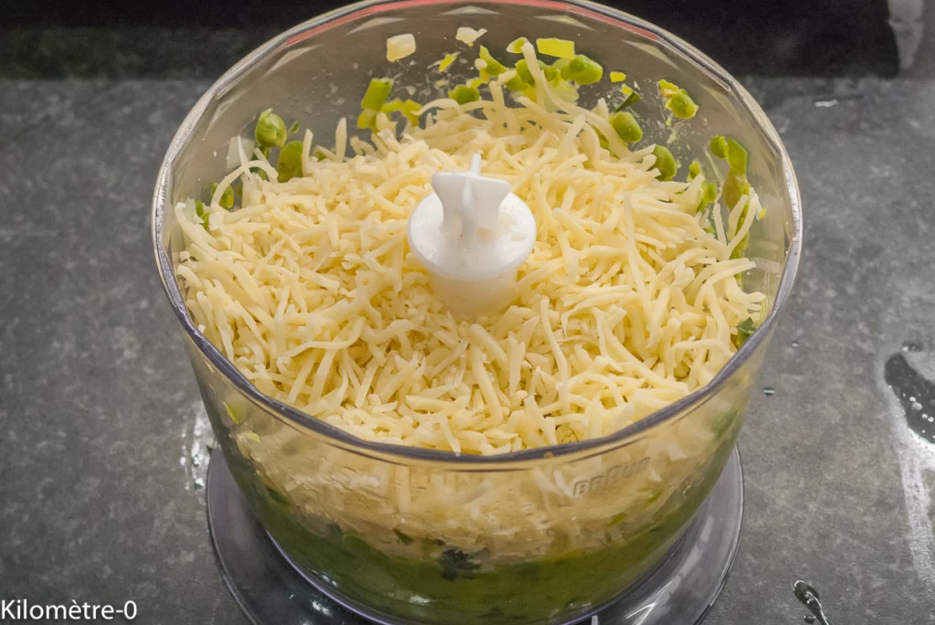 Burger à la galette de petits pois - Étape 3