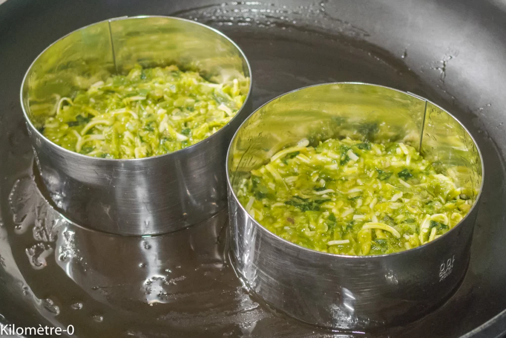 Burger à la galette de petits pois - Étape 4