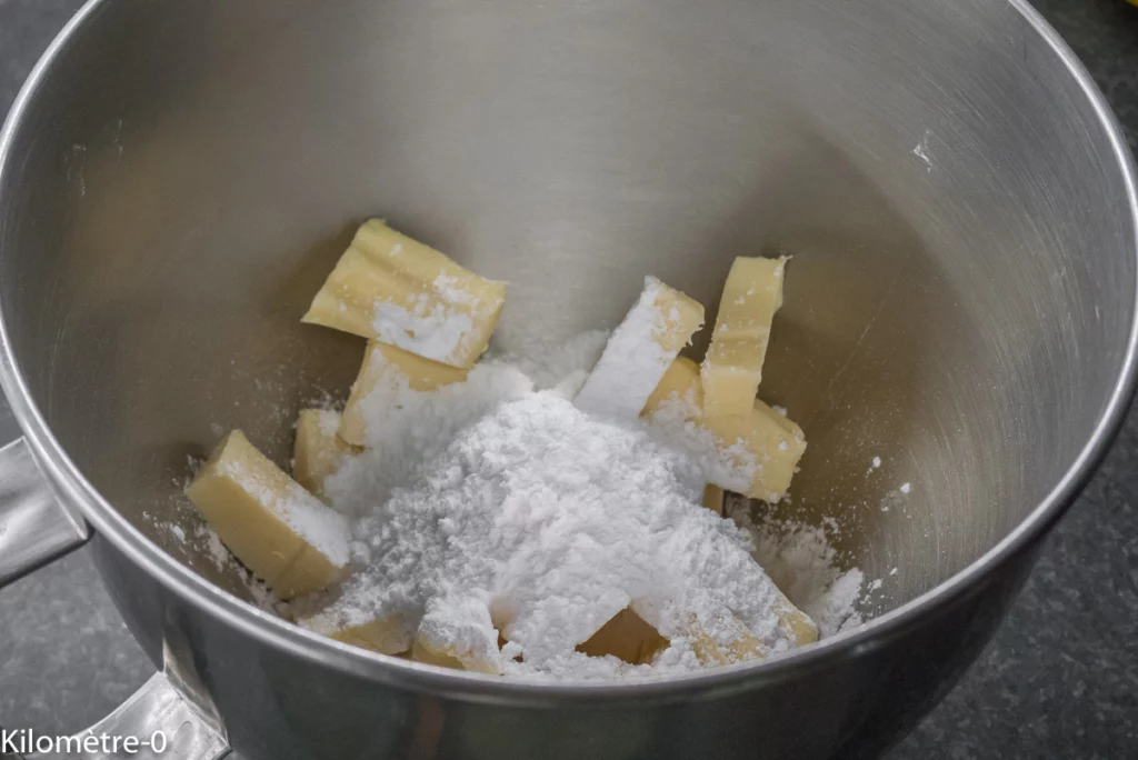 Torta sabbiosa al limone (gâteau sableux au citron) - Étape 1