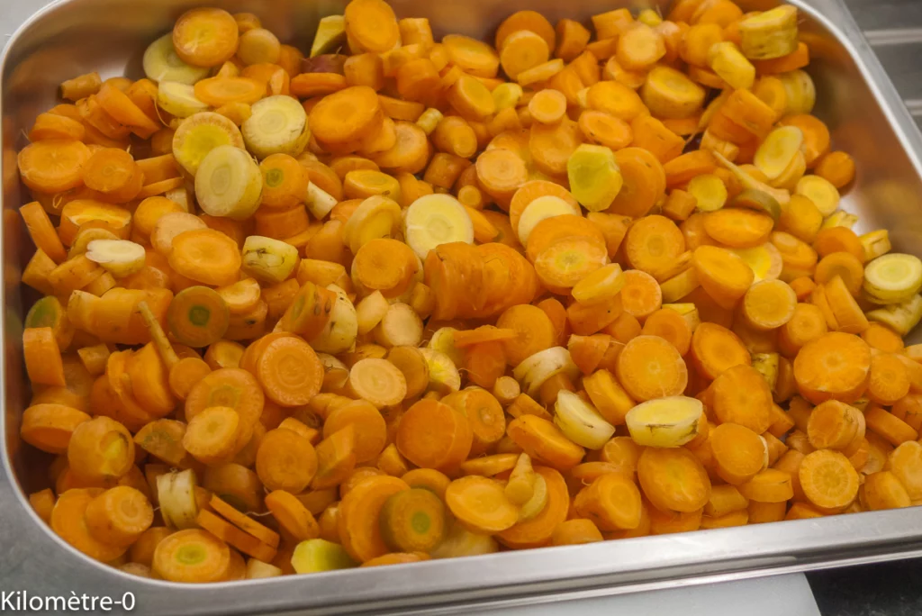 Gâteau salé aux carottes, aux oeufs et à la ricotta - Étape 1