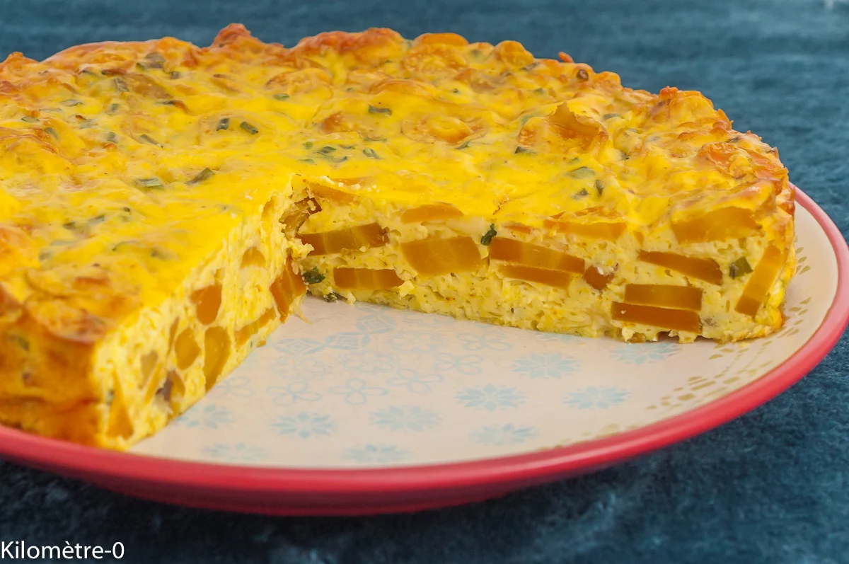 Photo de recette de gâteau salé, frittata, oeufs, ricotta, légumes, printemps, carottes, bio, facile, four, Kilomètre-0, blog de cuisine réalisée à partir de produits de saison et issus de circuits courts