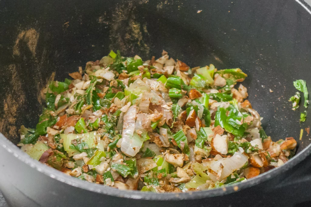 Pastilla au poulet, amandes et cannelle - Étape 4