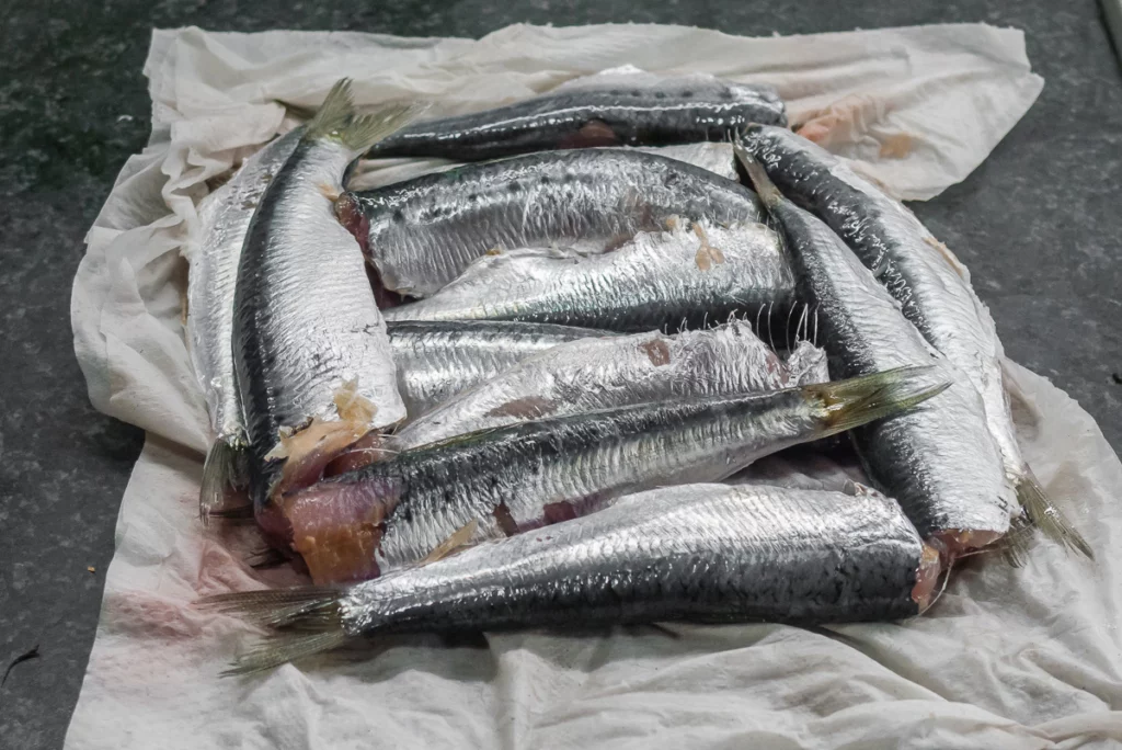 Boulettes de sardines à la semoule - Étape 1