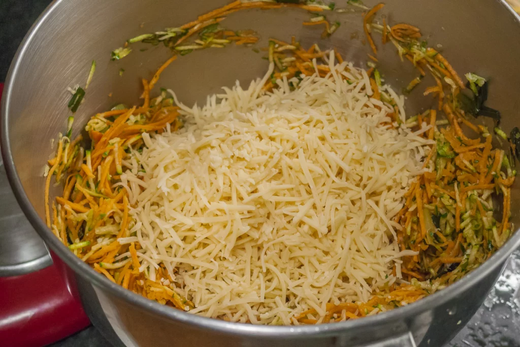 Terrine de courgettes et patate douce à l’emmental - Étape 5