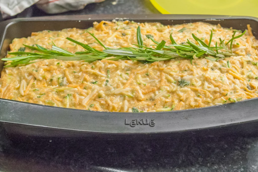 Terrine de courgettes et patate douce à l’emmental - Étape 7