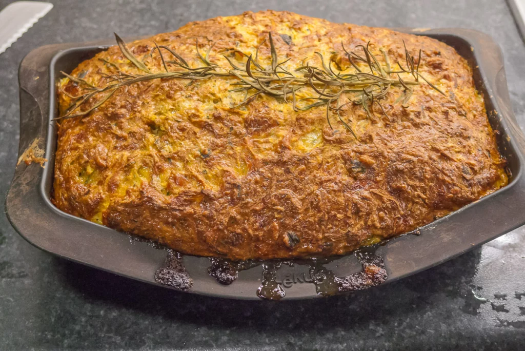 Terrine de courgettes et patate douce à l’emmental - Étape 8