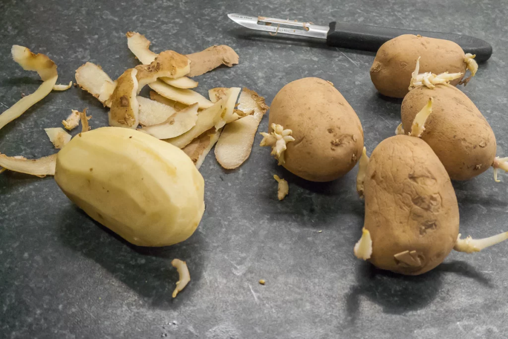 Gâteau de patate - Étape 1