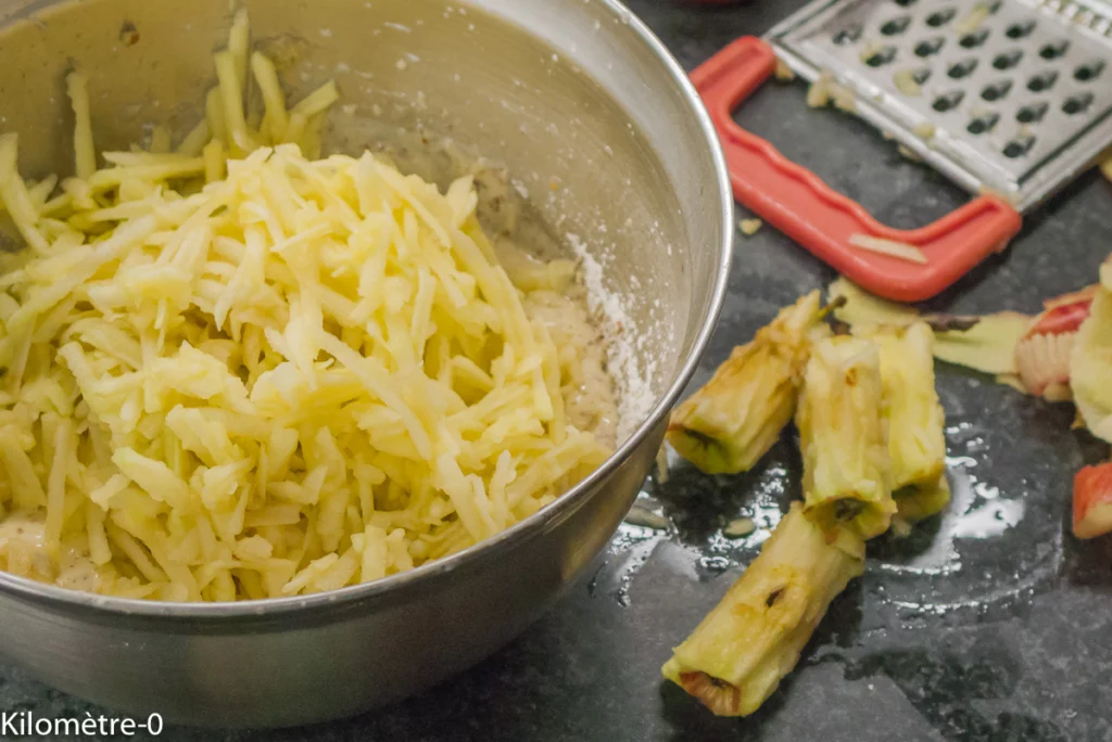 Gâteau facile avec beaucoup de pommes - Étape 5