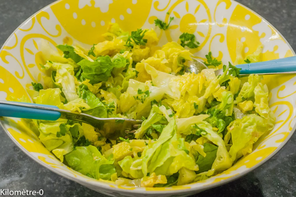Chakchouka aux courgettes et au plantain lancéolé - Étape 6