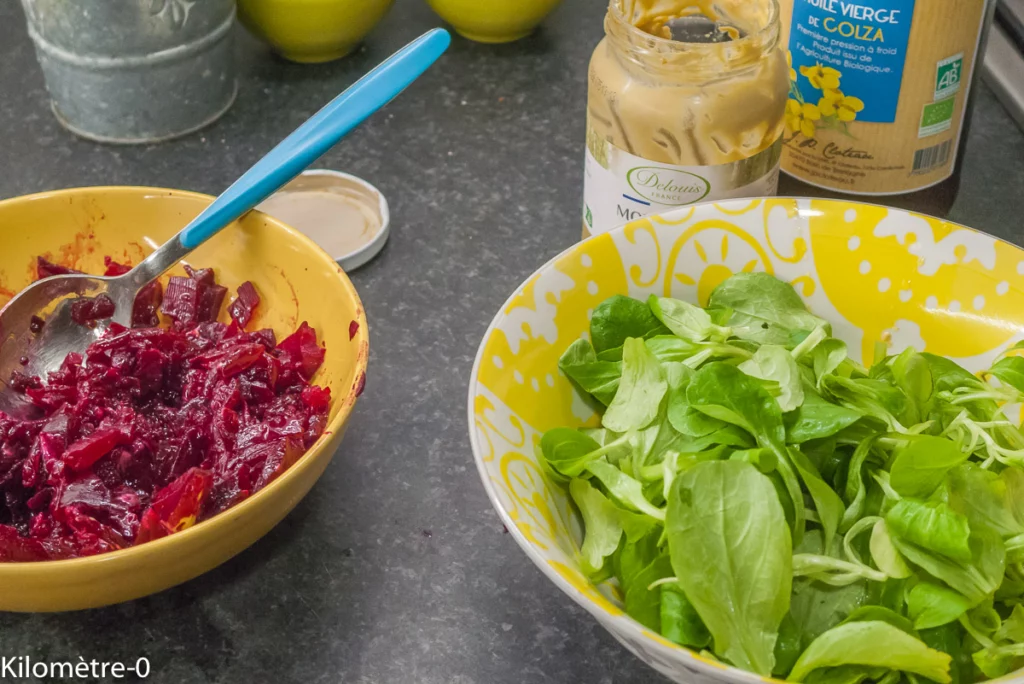 Couronne de pommes de terre aux olives, betteraves et merlu - Étape 8