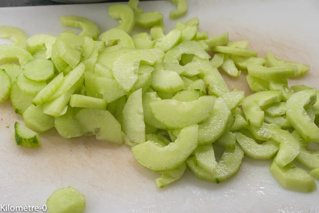 Salade de betteraves rouges au concombre - Étape 3