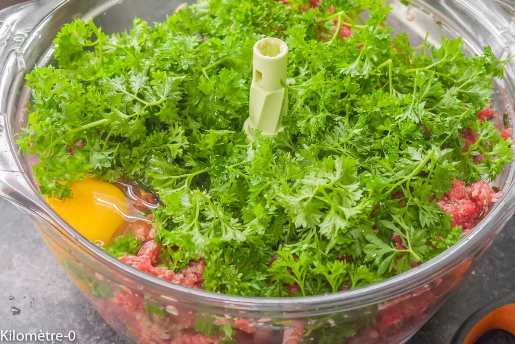 Keftedes aux pommes de terre et salade grecque - Étape 3