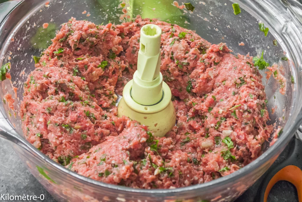 Keftedes aux pommes de terre et salade grecque - Étape 4