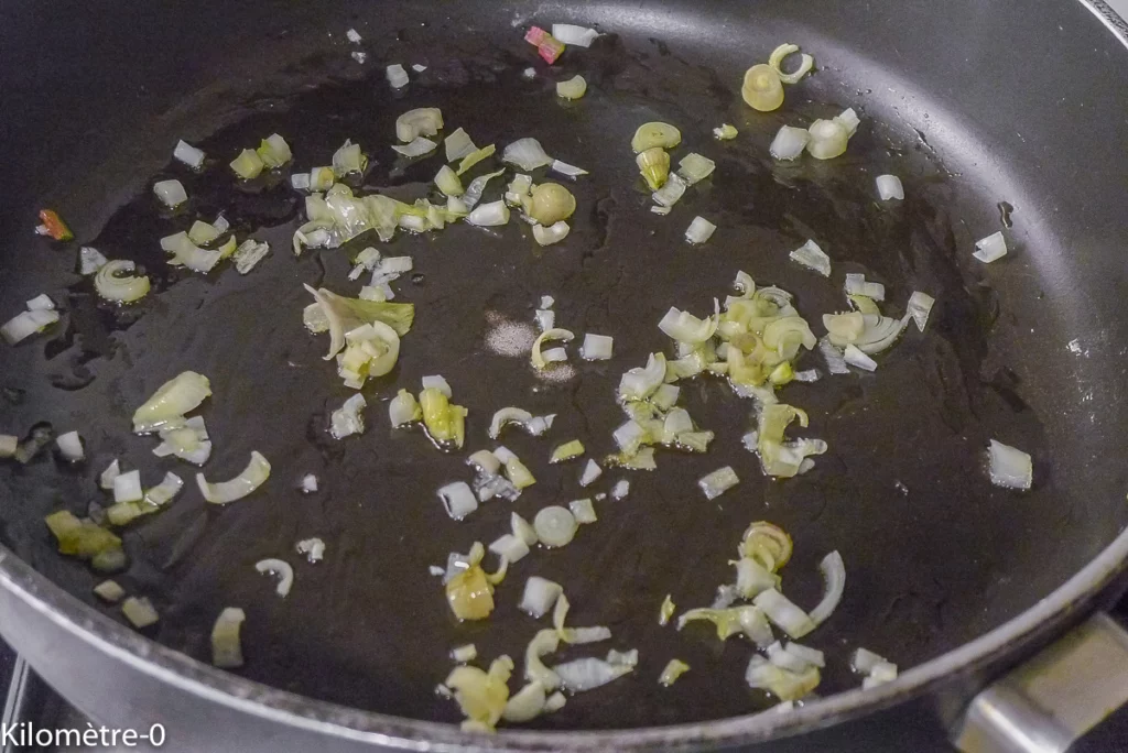 Gâteau de courgettes italien (scarpaccia di zucchine) - Étape 1