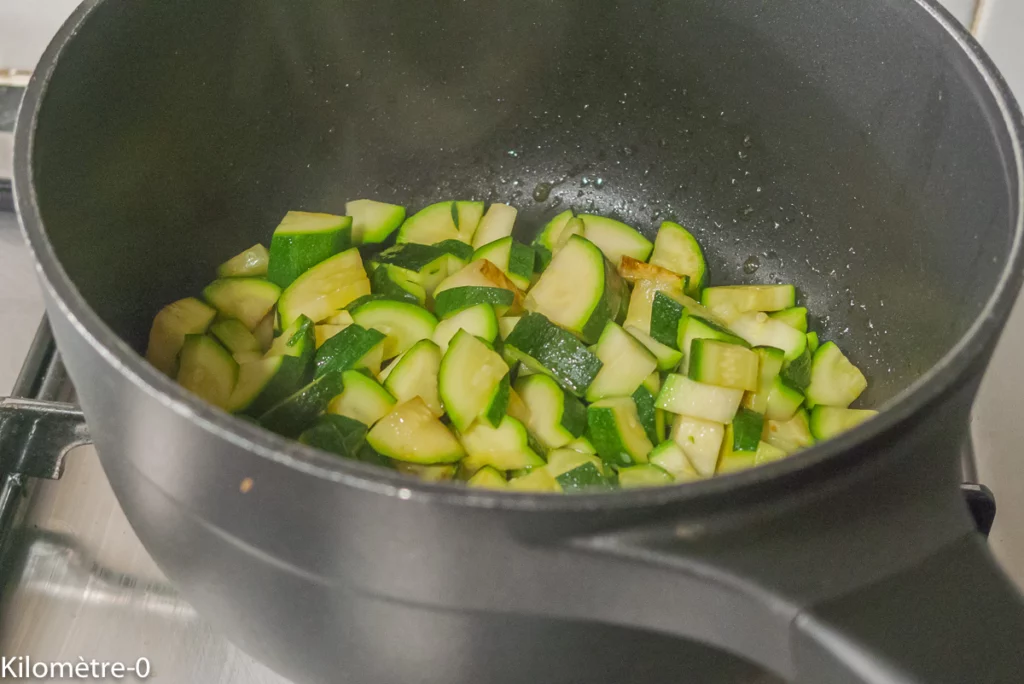 Salade de quinoa, betterave et courgette - Étape 2