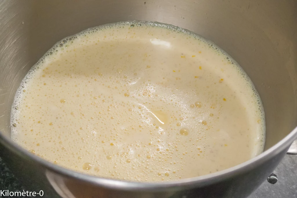 Flan aux framboises - Étape 3