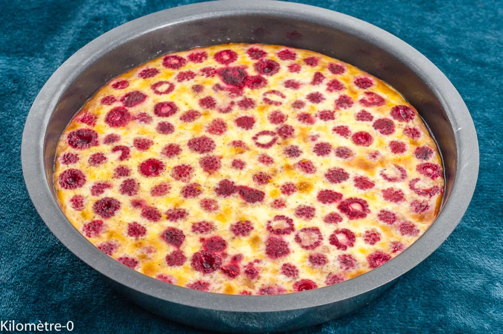 Flan aux framboises - Étape 5