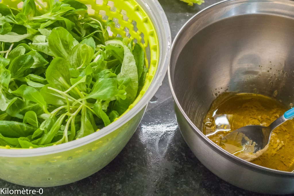 Salade de saumon aux tomates anciennes - Étape 2