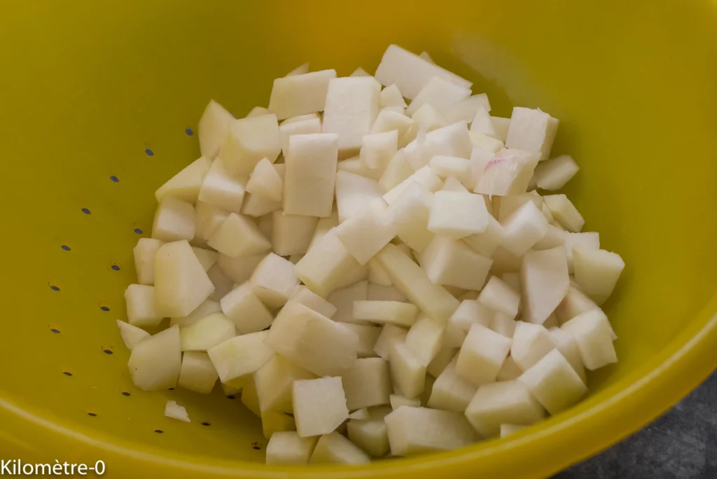 Aiguillettes de canard aux haricots blancs et au chou rave - Étape 3