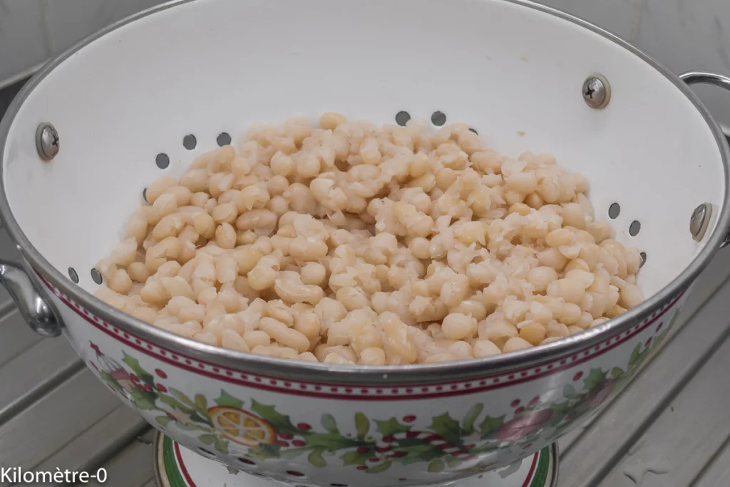 Aiguillettes de canard aux haricots blancs et au chou rave - Étape 2