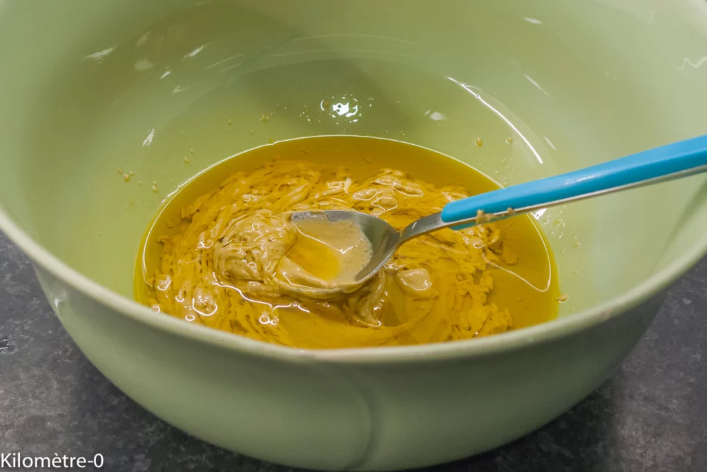 Salade de pâtes aux haricots blancs, courgettes et crevettes grises - Étape 4