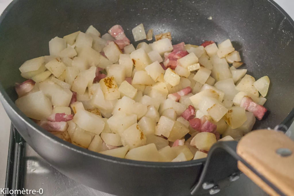 Aiguillettes de canard aux haricots blancs et au chou rave - Étape 5