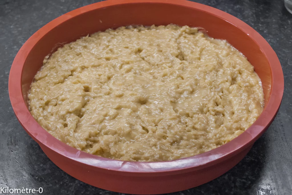 Gâteau aux pêches et à la noix de coco (sans gluten) - Étape 4