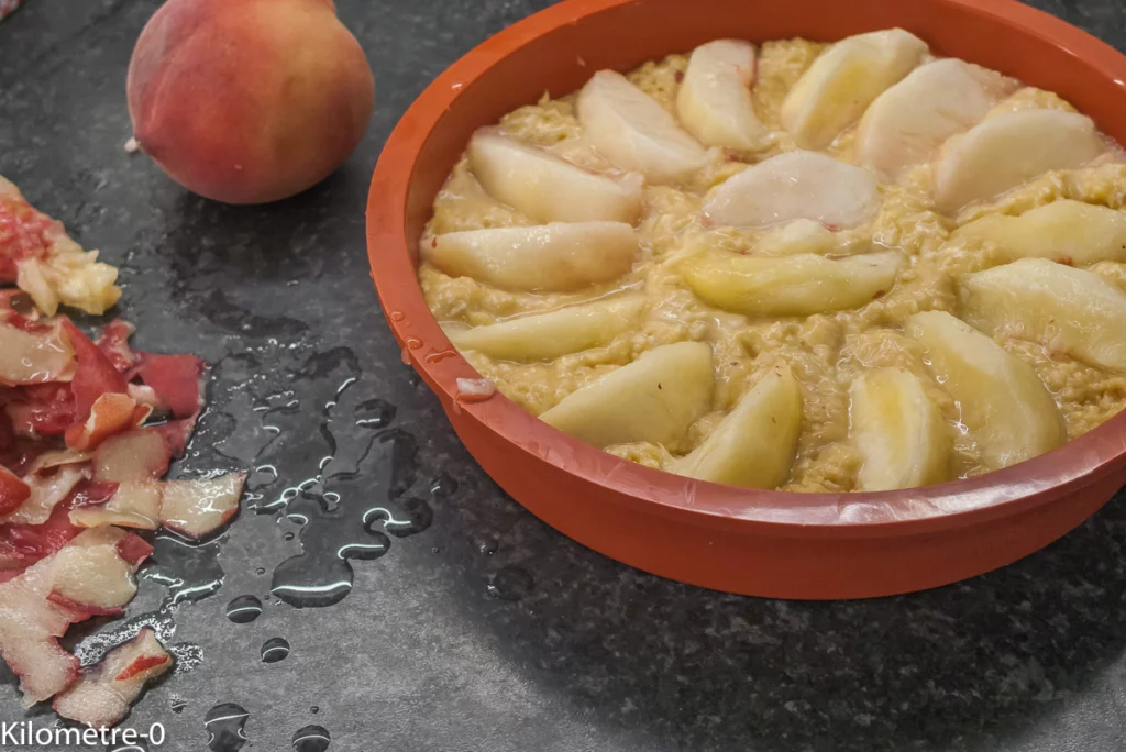 Gâteau aux pêches et à la noix de coco (sans gluten) - Étape 5