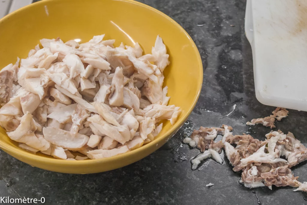 Salade de bar aux carottes cuites et olives - Étape 3