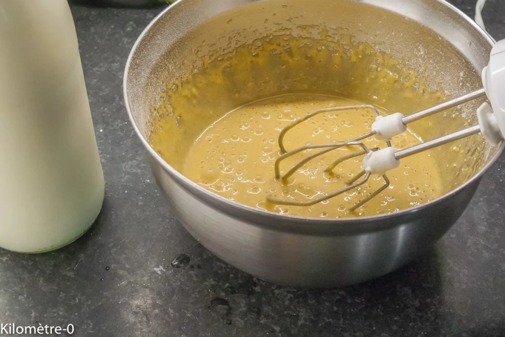 Clafoutis aux brugnons - Étape 2