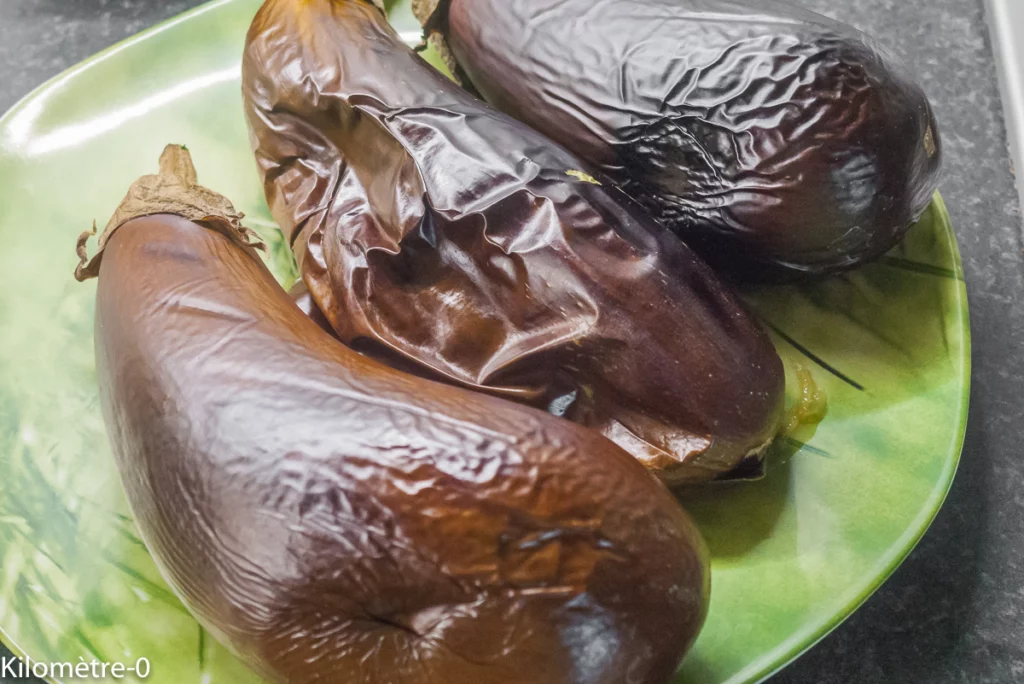 Mezze d&rsquo;aubergines et de tomates - Étape 1