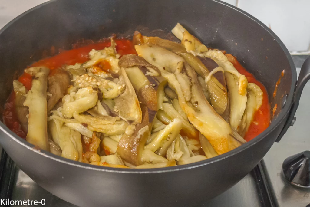 Mezze d&rsquo;aubergines et de tomates - Étape 6