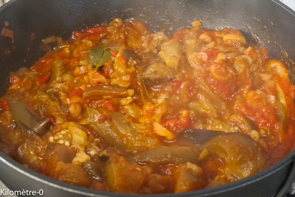 Mezze d&rsquo;aubergines et de tomates - Étape 7