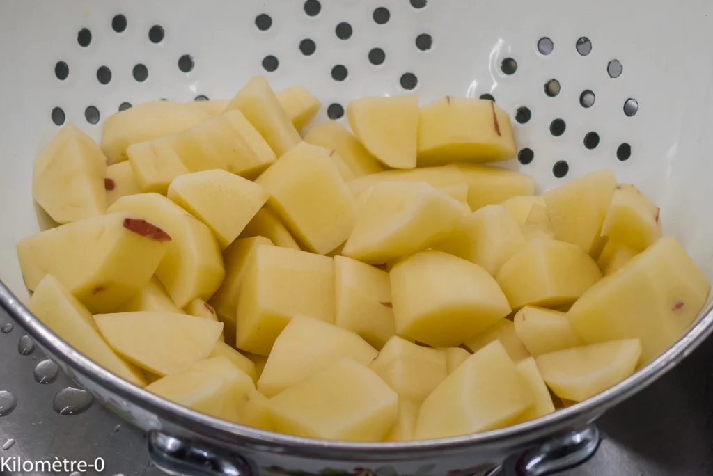 Grillades de porc (araignée) aux pommes de terre nouvelles - Étape 2