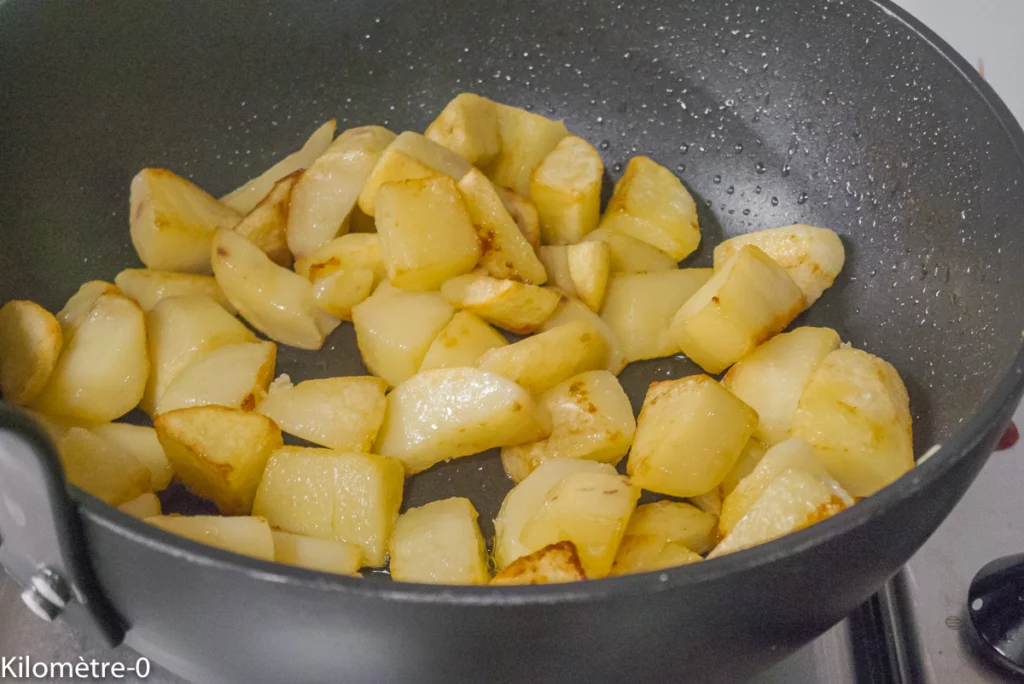 Grillades de porc (araignée) aux pommes de terre nouvelles - Étape 3