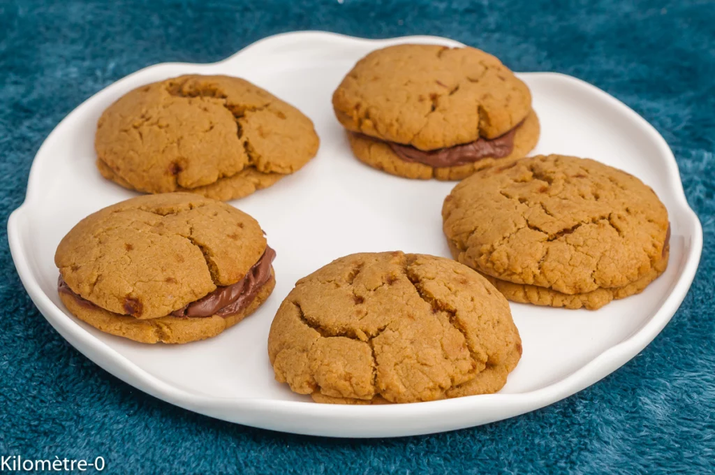 Cookies fourrés à la pâte au chocolat et noisettes - Étape 9