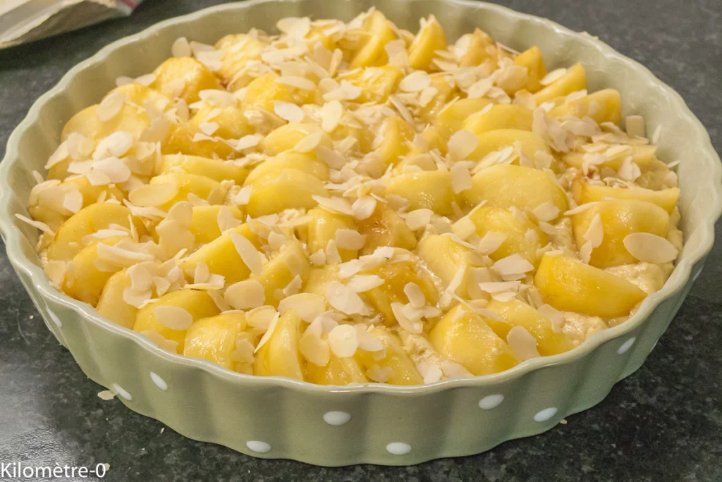 Gâteau fondant aux pêches - Étape 6