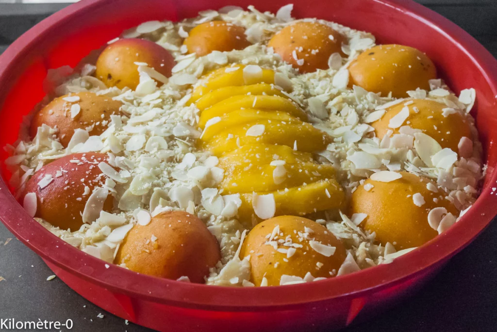 Gâteau du matin moelleux aux abricots et aux amandes - Étape 5
