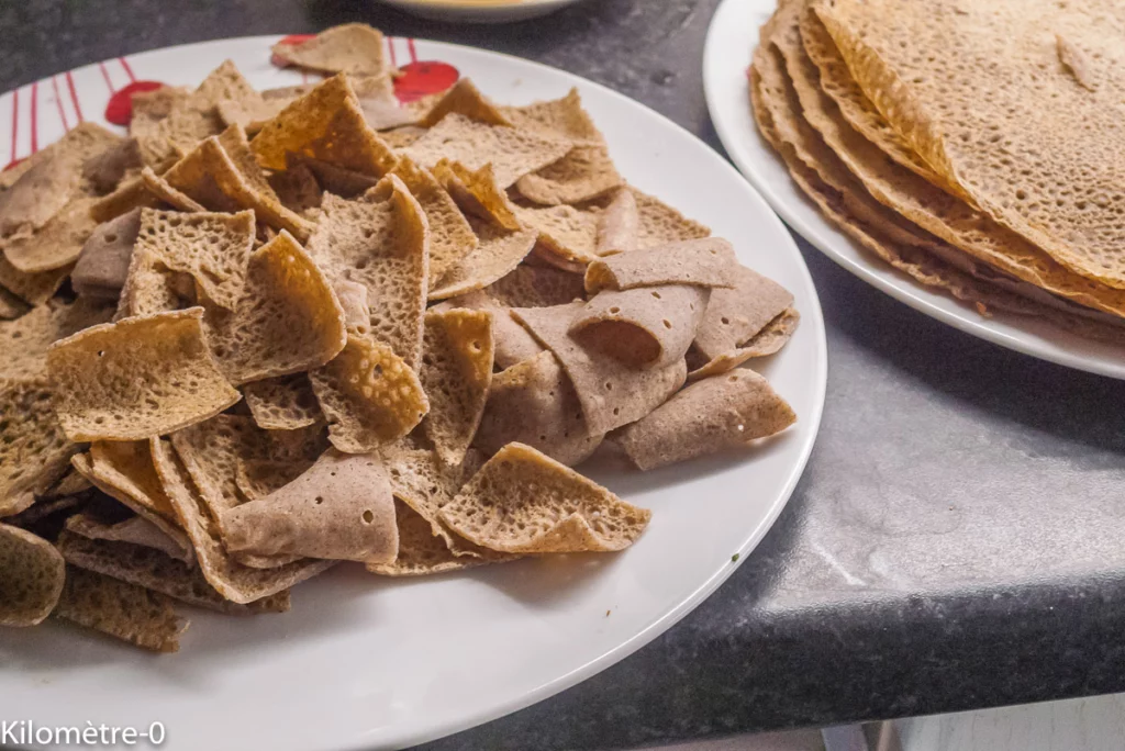 Chips de galettes de sarrasin au beurre et aux épices - Étape 7