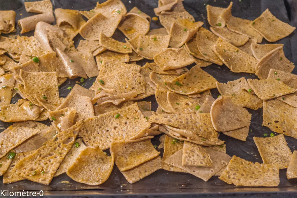 Chips de galettes de sarrasin au beurre et aux épices - Étape 9